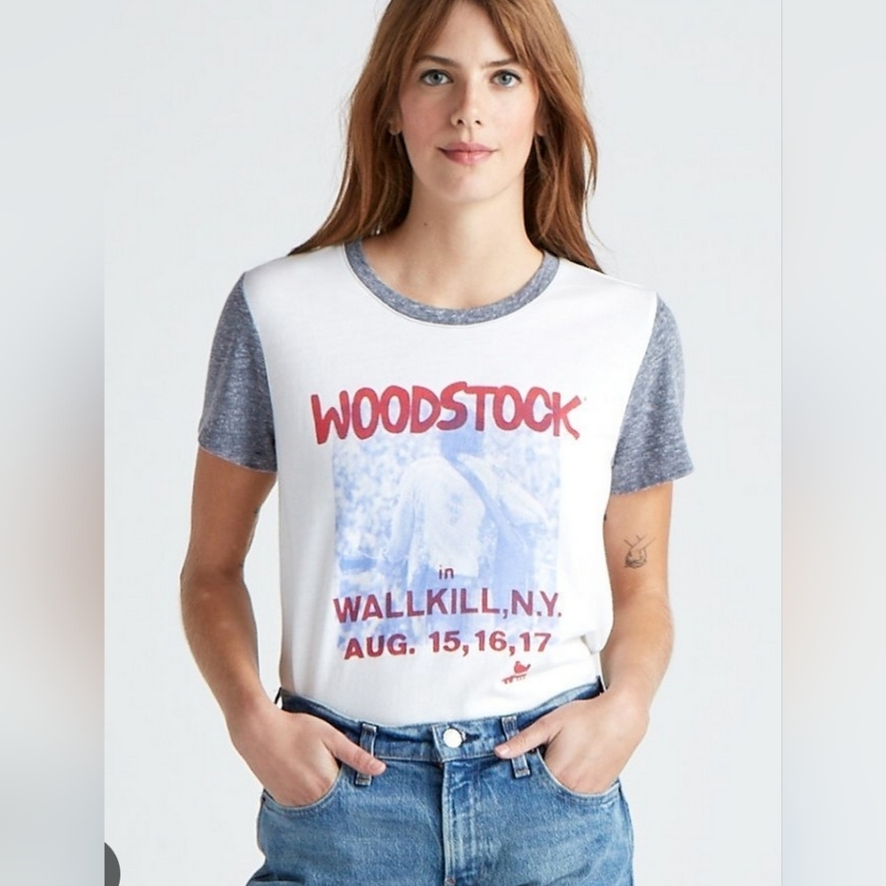 Lucky Brand WOODSTOCK PHOTO TEE